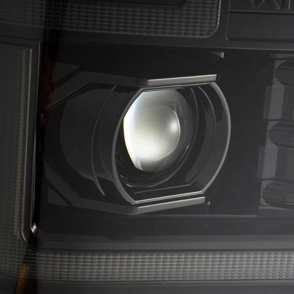 Fits 08-10 Ford Super Duty/Excursion LUXX-Series LED Projector Headlights Alpha-Black - Image 7