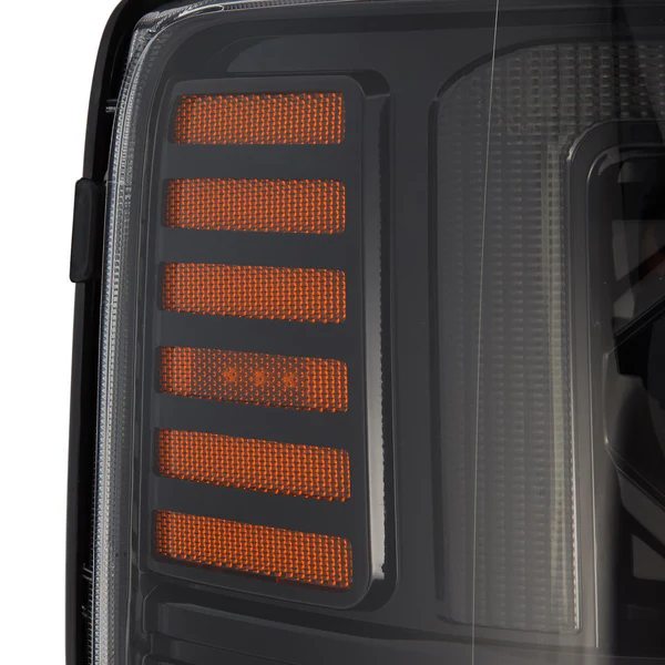 Fits 08-10 Ford Super Duty/Excursion LUXX-Series LED Projector Headlights Alpha-Black - Image 6