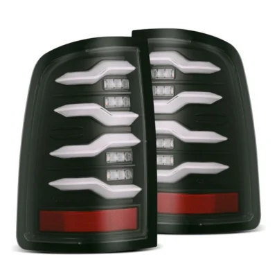 Fits 09-18 Ram Truck LUXX-Series LED Tail Lights Black