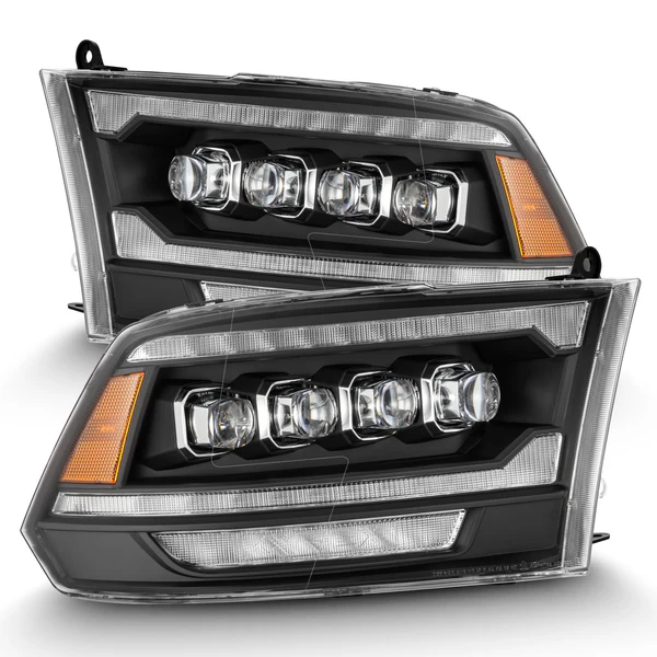 Fits 09-18 Ram Truck (MK II 5th Gen 2500 Style) NOVA-Series LED Projector Headlights Black