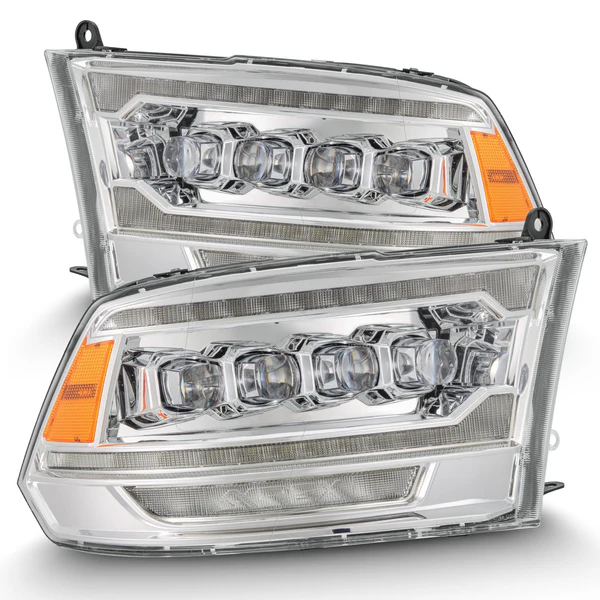 Fits 09-18 Ram Truck (MK II 5th Gen 2500 Style) NOVA-Series LED Projector Headlights Chrome