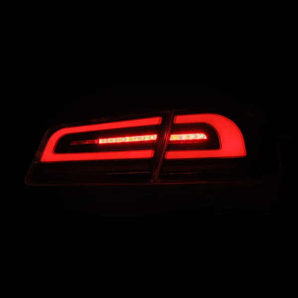Fits 12-21 Tesla Model S LUXX-Series LED Tail Lights Black Smoke (With Black Trunk Center Piece Replacement) - Image 6