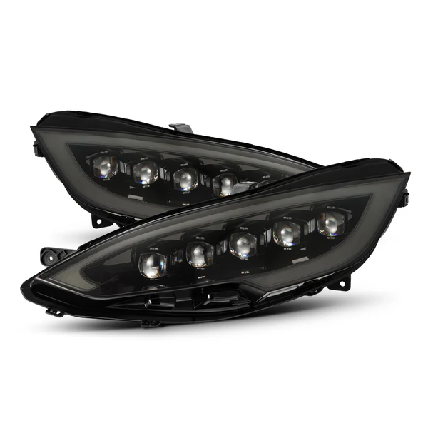 Fits 12-21 Tesla Model S NOVA-Series LED Projector Headlights Alpha-Black