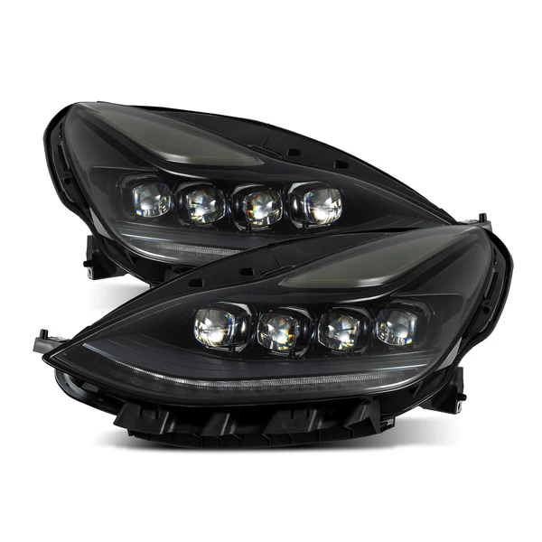 Fits 17-23 Tesla Model 3 / 20-24 Model Y NOVA-Series LED Projector Headlights Alpha-Black