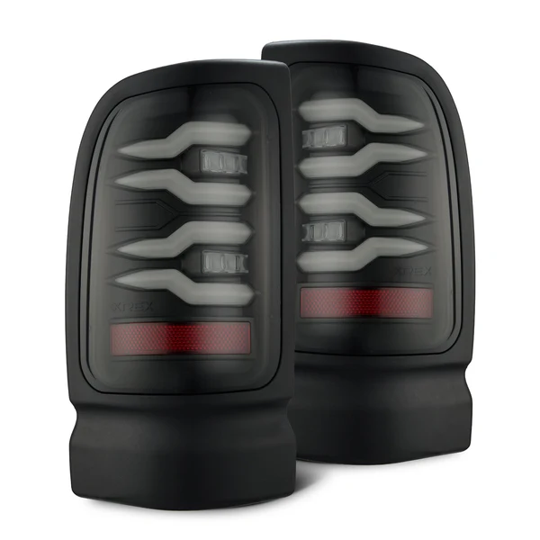 Fits 94-01 Dodge Ram 1500/94-02 Ram 2500/3500 LUXX-Series LED Tail Lights Black