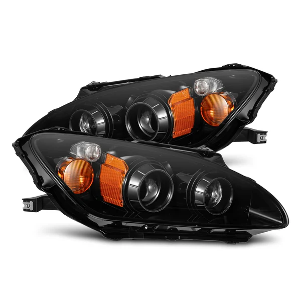 Fits 99-09 Honda S2000 LUXX-Series LED Projector Headlights Alpha-Black