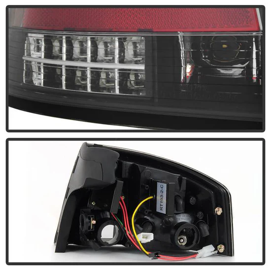Fits Audi A4 4Dr 06-08 LED Tail Lights - Black - Image 4