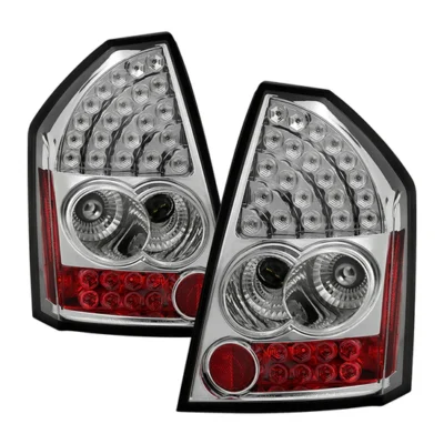 Fits Chrysler 300 05-07 LED Tail Lights - Chrome