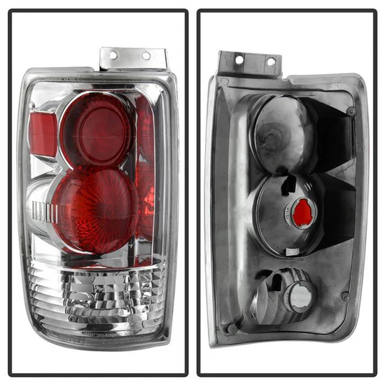 Fits Ford Expedition 97-02 Euro Style Tail Lights - Chrome - Image 5