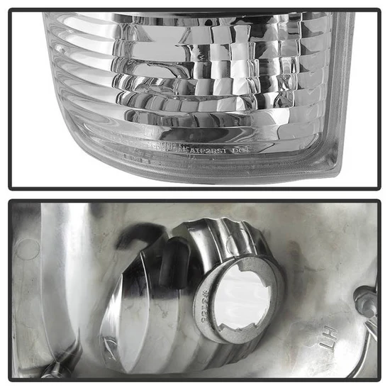 Fits Ford Expedition 97-02 Euro Style Tail Lights - Chrome - Image 3