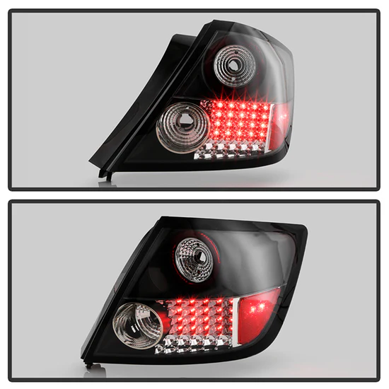 Fits Scion TC 05-10 LED Tail Lights (Not compatible with any TYC upgraded packages) - Black - Image 3