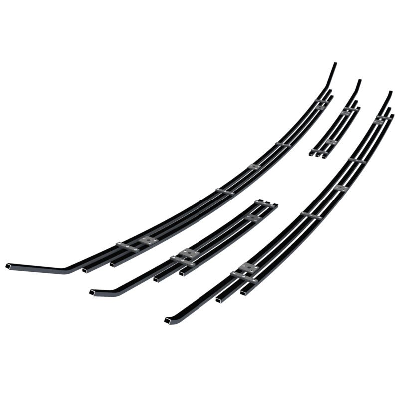 Fits 2011-2014 Ford Edge Main Upper Black Stainless Steel Billet Grille - Image 2
