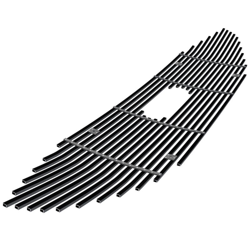 Fits 2019-2022 Ford Edge ST&ST-Line/2023-2024 Ford Edge SE&SEL&ST&ST-Line Main Upper Black Stainless Steel Billet Grille - Image 2