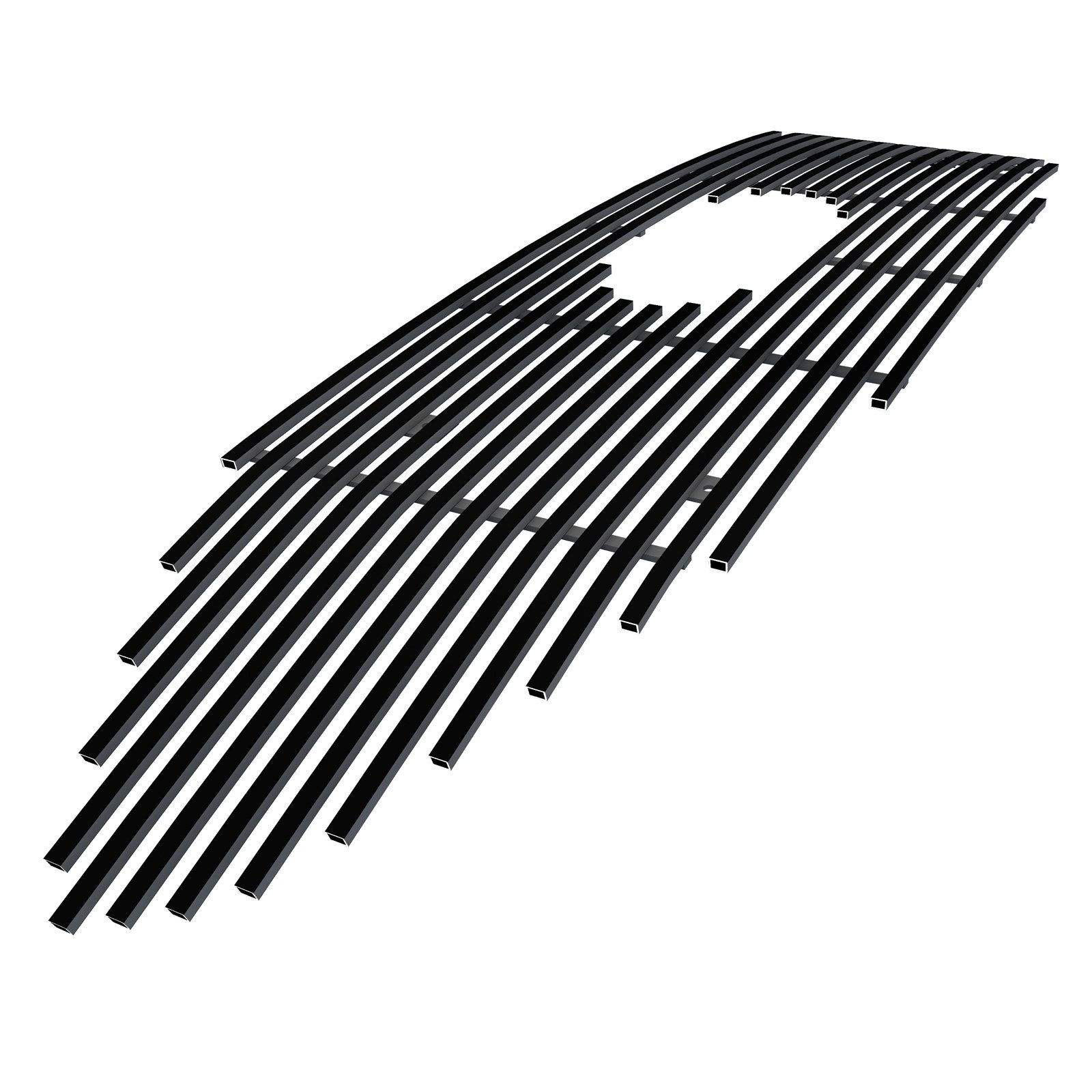 Fits 2019-2022 Ford Edge Not For ST&ST-Line/2023-2024 Ford Edge Titanium Main Upper Black Stainless Steel Billet Grille