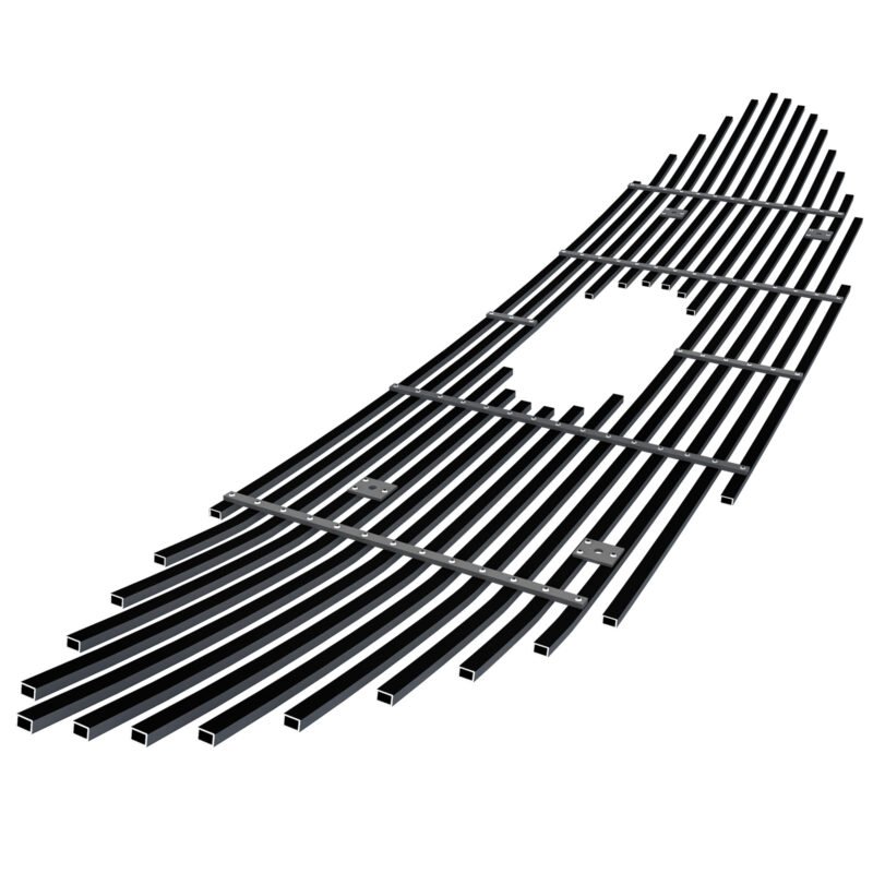 Fits 2019-2022 Ford Edge Not For ST&ST-Line/2023-2024 Ford Edge Titanium Main Upper Black Stainless Steel Billet Grille - Image 2