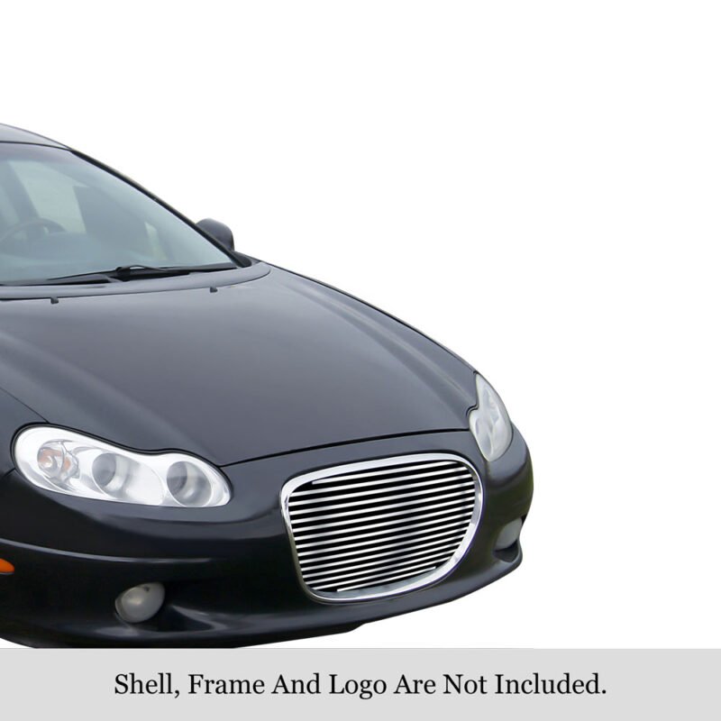Fits 2002-2004 Chrysler Concorde Not For Limited Edition/1999-2001 Chrysler LHS Main Upper Stainless Steel Billet Grille - Image 3