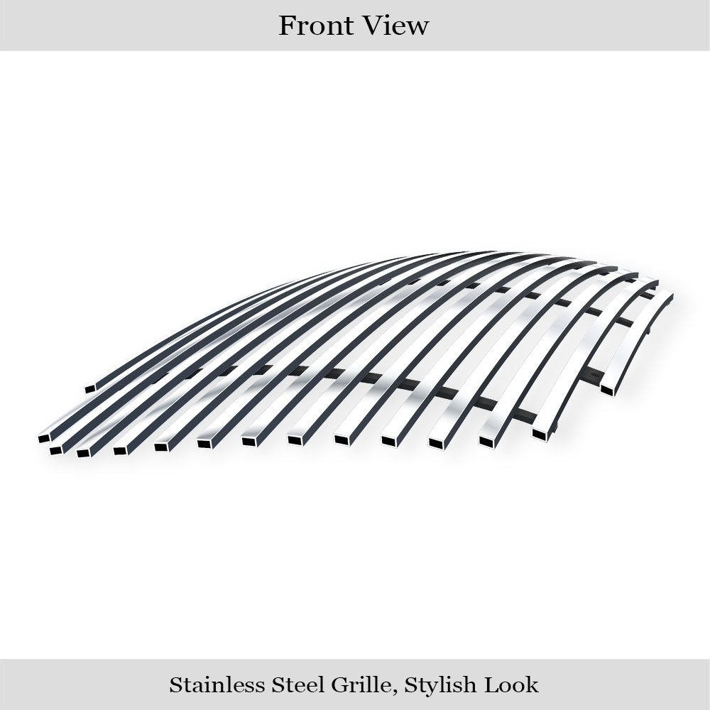 Fits 2002-2004 Chrysler Concorde Not For Limited Edition/1999-2001 Chrysler LHS Main Upper Stainless Steel Billet Grille