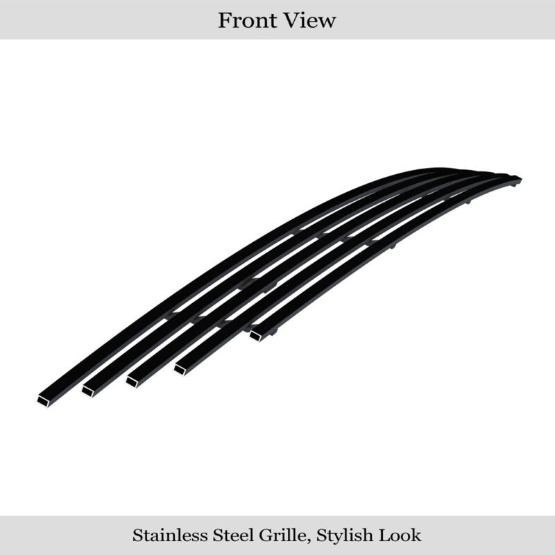 Fits 2015-2023 Chrysler 300C/300S Without Adaptive Cruise Control Lower Bumper Black Stainless Steel Billet Grille