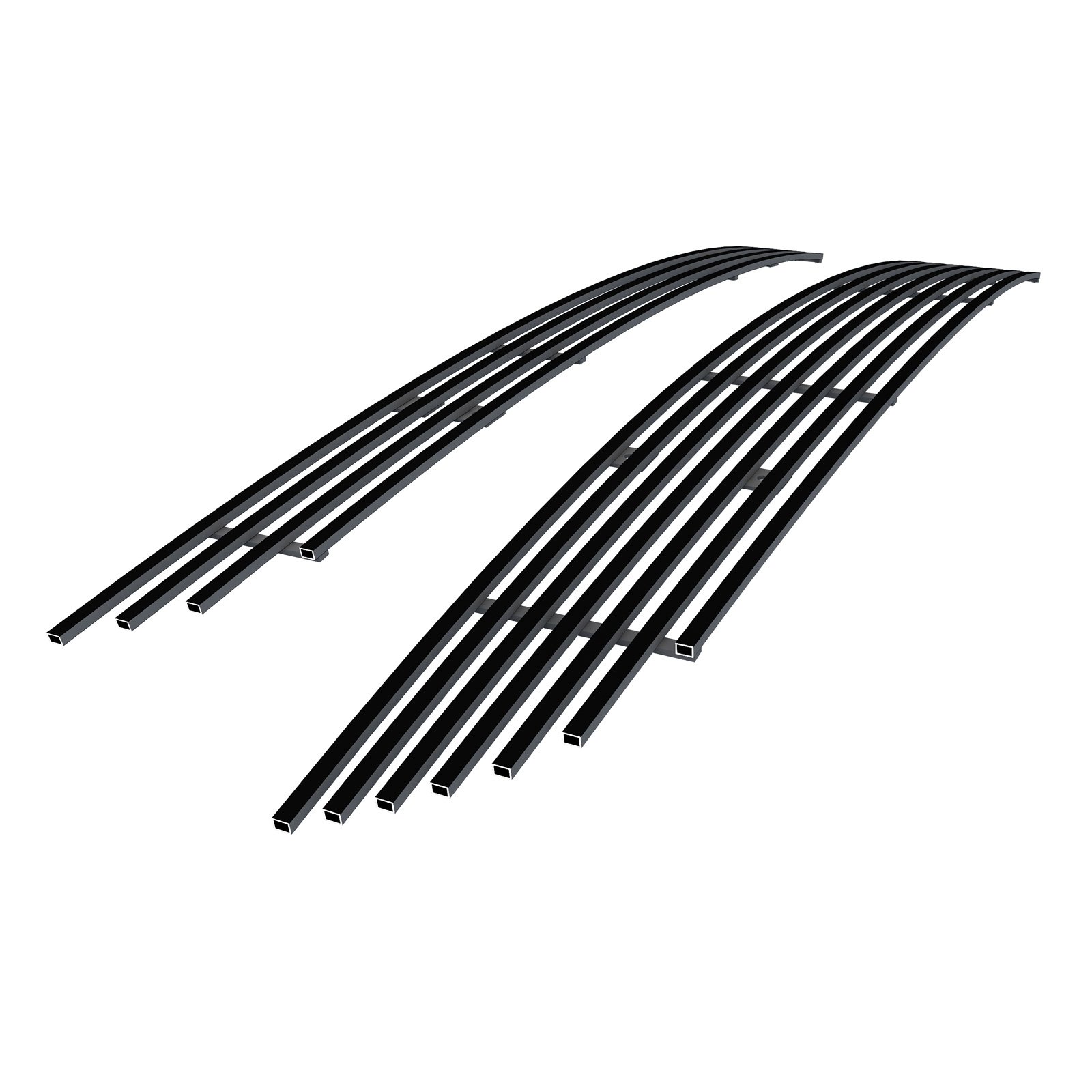 Fits 2013-2015 Toyota RAV4 Lower Bumper Black Stainless Steel Billet Grille