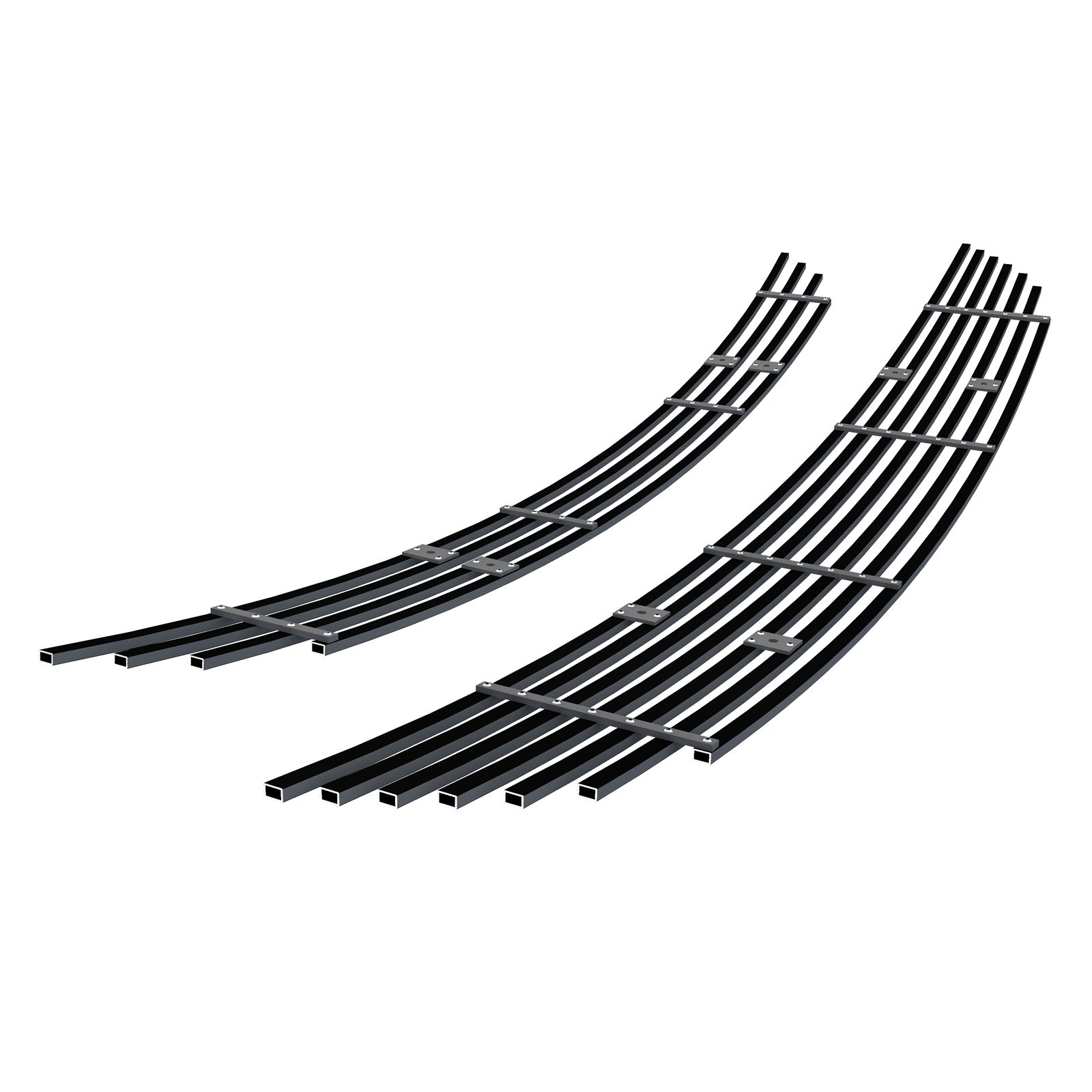 Fits 2013-2015 Toyota RAV4 Lower Bumper Black Stainless Steel Billet Grille - Image 2