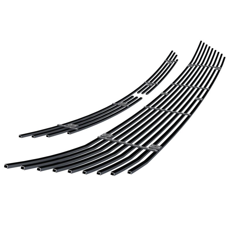 Fits 2016-2018 Toyota RAV4 With Camera (Not for SE) Lower Bumper Black Stainless Steel Billet Grille - Image 2