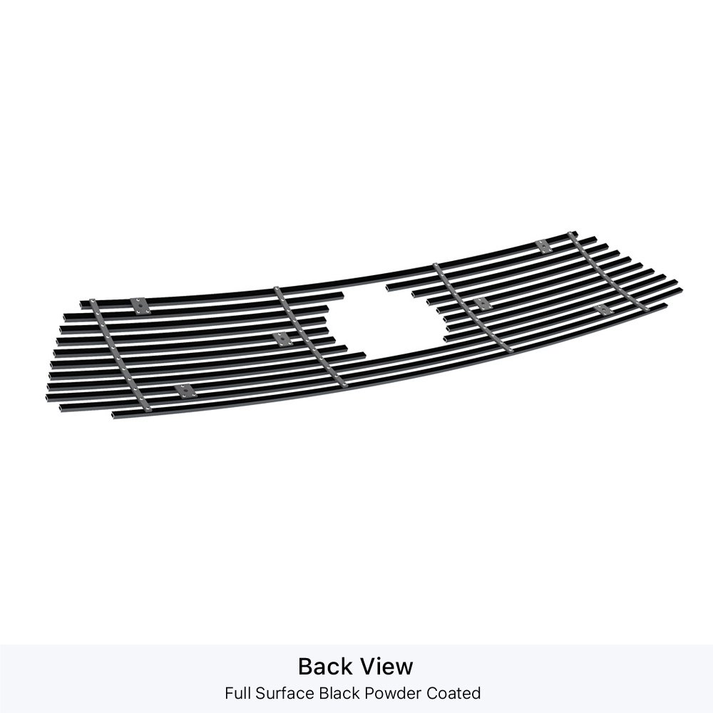 Fits 2008-2010 Toyota Highlander Hybrid Main Upper Black Stainless Steel Billet Grille - Image 2