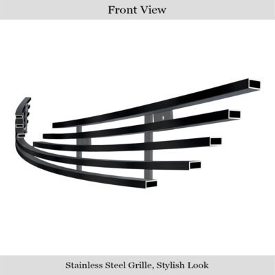 Fits 2012-2014 Toyota Camry (Not For SE ) Main Upper Black Stainless Steel Billet Grille