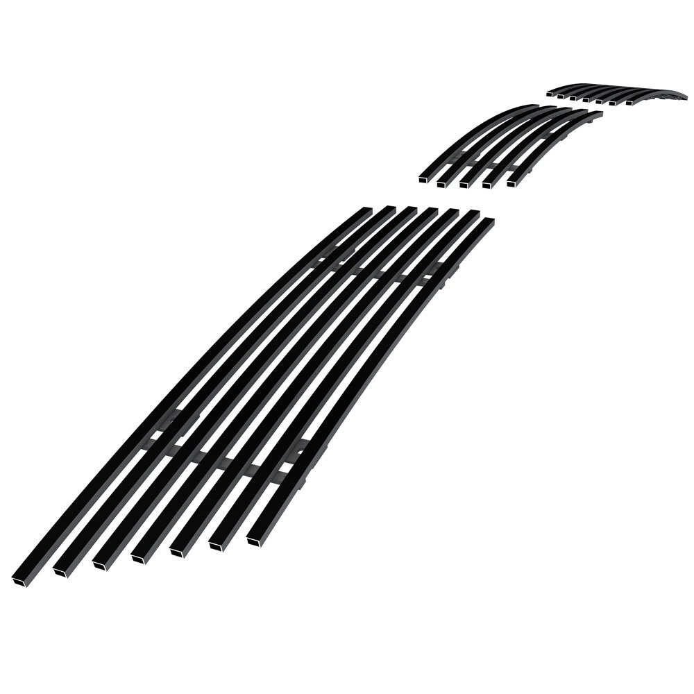 Fits 2012-2014 Toyota Camry SE Lower Bumper Black Stainless Steel Billet Grille