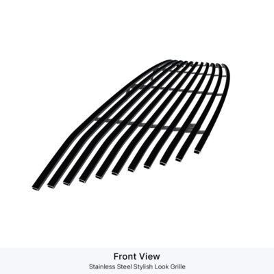 Fits 2006-2007 Toyota Avalon Main Upper Black Stainless Steel Billet Grille