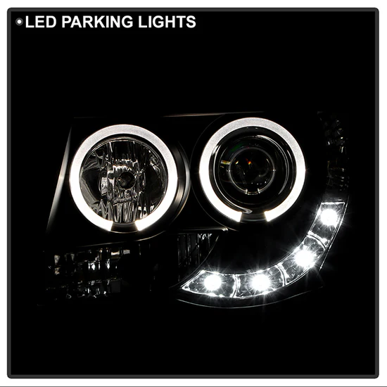 Fits ( Spyder Signature ) Toyota Tacoma 05-11 Projector Headlights - LED Halo - LED ( Replaceable LEDs ) - Black - High H1 (Included) - Low H1 (Included) - Image 10