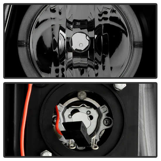 Fits ( Spyder Signature ) Toyota Tacoma 05-11 Projector Headlights - LED Halo - LED ( Replaceable LEDs ) - Black Smoke - High H1 (Included) - Low H1 (Included) - Image 6