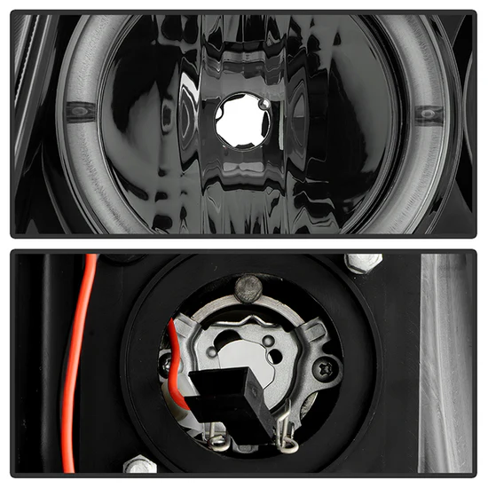 Fits ( Spyder Signature ) Toyota Tacoma 05-11 Projector Headlights - LED Halo - LED ( Replaceable LEDs ) - Smoke - High H1 (Included) - Low H1 (Included) - Image 4