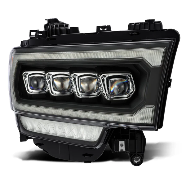 Fits 19-24 Ram 2500/3500/4500/5500 NOVA-Series LED Projector Headlights Black - Image 6