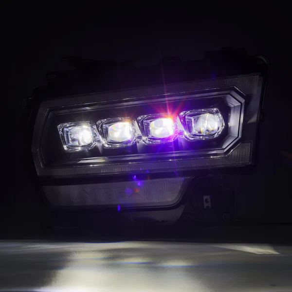 Fits 19-24 Ram 2500/3500/4500/5500 NOVA-Series LED Projector Headlights Black - Image 11