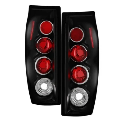 Fits Chevy Avalanche 02-06 Euro Style Tail Lights - Black