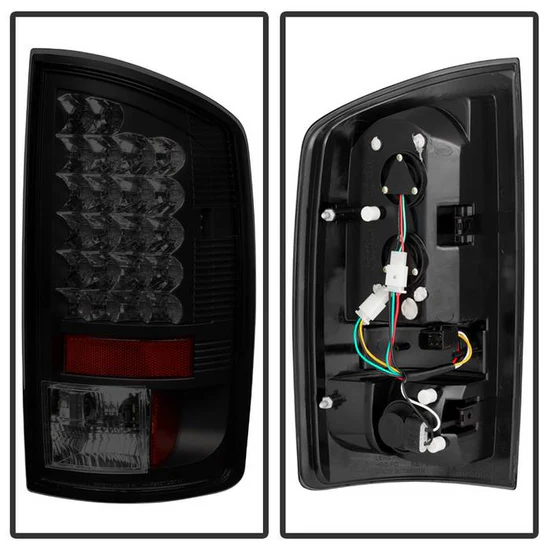 Fits Dodge Ram 02-06 1500 / Ram 2500/3500 03-06 LED Tail Light - Black Smoke - Image 7