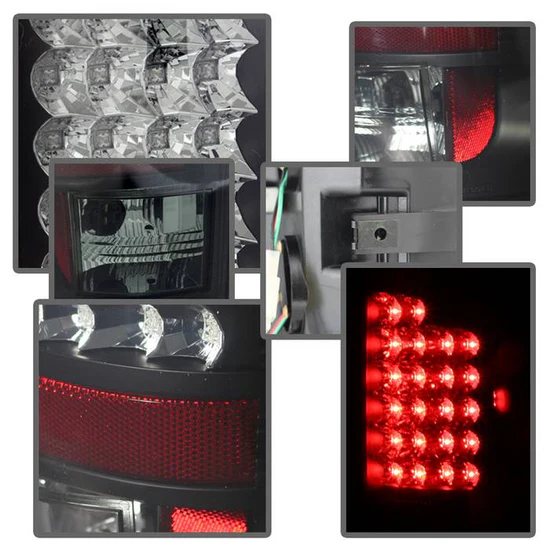 Fits Dodge Ram 02-06 1500 / Ram 2500/3500 03-06 LED Tail Light - Black Smoke - Image 2