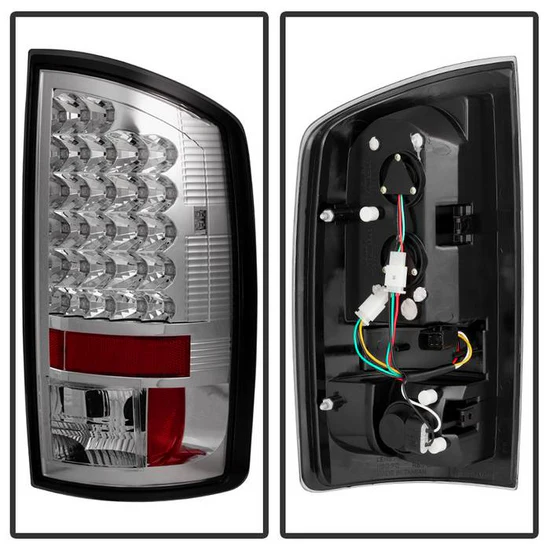 Fits Dodge Ram 02-06 1500 / Ram 2500/3500 03-06 LED Tail Light - Chrome - Image 6