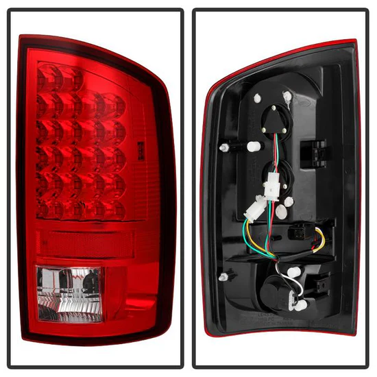 Fits Dodge Ram 02-06 1500 / Ram 2500/3500 03-06 LED Tail Light - Red Clear - Image 6