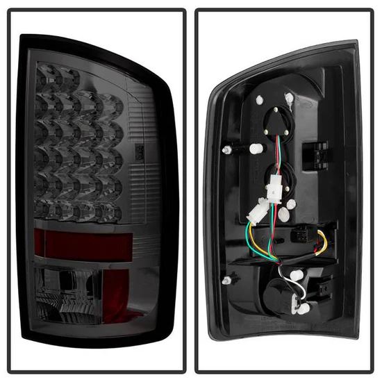 Fits Dodge Ram 02-06 1500 / Ram 2500/3500 03-06 LED Style Tail Lights - Smoke - Image 6