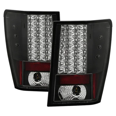 Fits Jeep Grand Cherokee 05-06 LED Tail Lights - Black