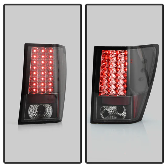 Fits Jeep Grand Cherokee 05-06 LED Tail Lights - Black - Image 4