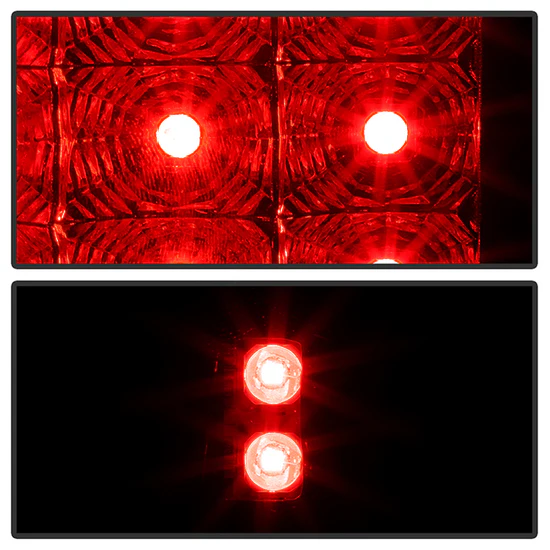 Fits Jeep Grand Cherokee 05-06 LED Tail Lights - Black - Image 5