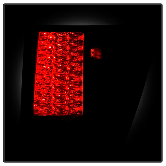 Fits Jeep Grand Cherokee 07-10 LED Tail Lights - Black - Image 5