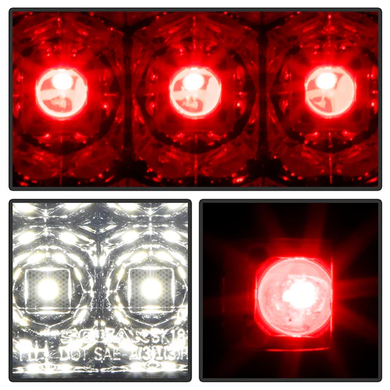 Fits Jeep Wrangler (JK JKU) 07-18 LED Tail Lights - Smoke - Image 7
