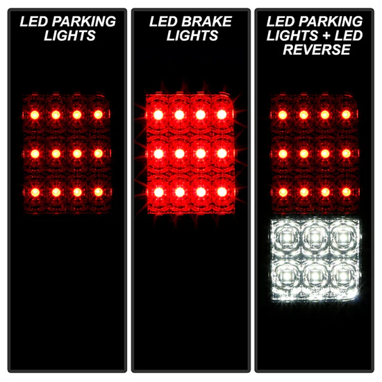 Fits Jeep Wrangler (JK JKU) 07-18 LED Tail Lights - Smoke - Image 8