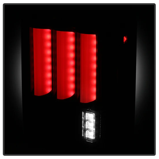 Fits Jeep Wrangler (JK JKU) 07-18 Version 2 Light Bar Sequential Turn Signal LED Tail Lights - Black Smoke - Image 5