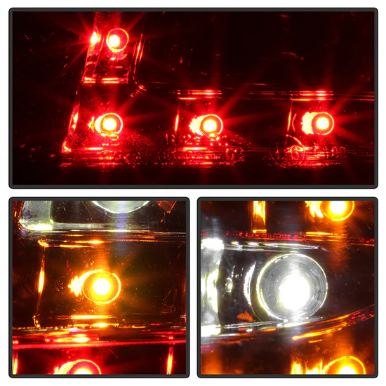Fits Porsche 997 05-08 LED Tail Lights - Red Clear - Image 6