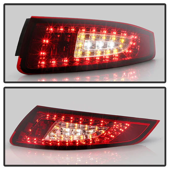 Fits Porsche 997 05-08 LED Tail Lights - Red Clear - Image 7