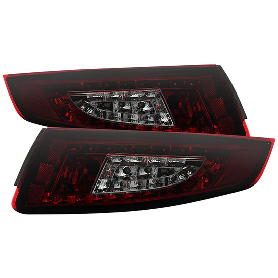 Fits Porsche 997 05-08 LED Tail Lights - Red Smoke